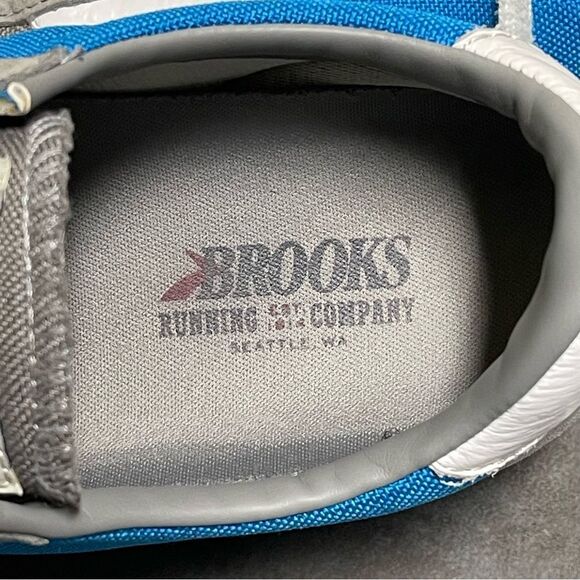Brooks Vanguard 1201591B093 Blue/Grey/White Women's Retro Style Sneakers Size 9 - Picture 4 of 16